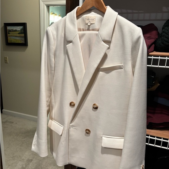 Sezane Ecru Blazer - Picture 2 of 6